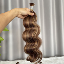 P4/27 Bulk Hair Extensions Body Wave Human Hair for Braiding