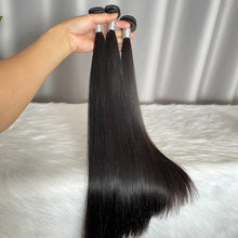 12A Double Drawn Virgin Hair Bundles Straight Human Hair Extensions