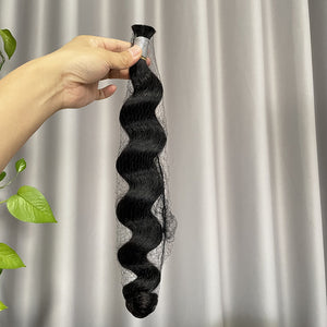 Bulk Hair Extensions for Braiding Hair Loose Deep Wave 100% Human Hair