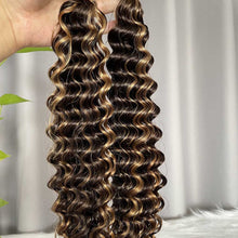 P4/27 Deep Wave Human Hair Bundles Grade 10A