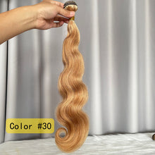 12A Colored Body Wave Human Hair Bundles SDD Hair Weft