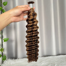 Deep Wave Braiding Hair Bulk Hair Human Hair Extensions 100g per Bundle