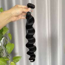 10A Loose Deep Wave Hair Bundles Natural Color Virgin Human Hair Weft Free Shipping