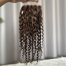 P4/30 12A Pixie Curl Double Drawn Human Hair Weft