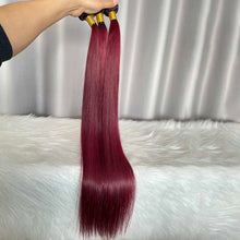 Burgundy Hair Bundles 1b/99J Straight Human Hair Weft 100 gram