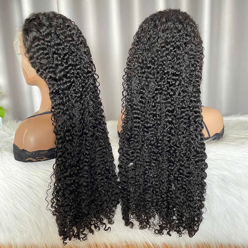 Raw Hair SDD Pixie Curly 13x4 Frontal Wig Human Hair Lace Wigs