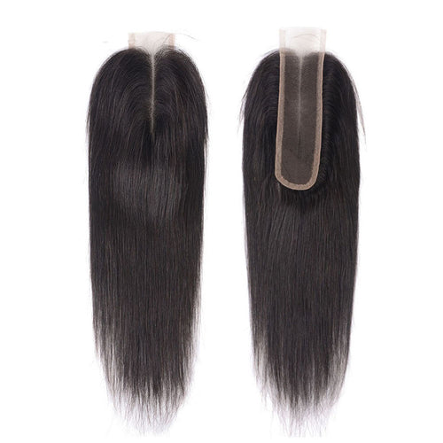 2x6 Lace Closure Straight Virgin Hair Kimk Closure 100% Human Hair Deep Part
