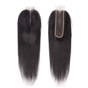 2x6 Lace Closure Straight Virgin Hair Kimk Closure 100% Human Hair Deep Part