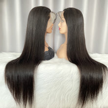 13x4 Lace Frontal Wig Straight 100% Human Hair Lace Front Unit 10A Grade