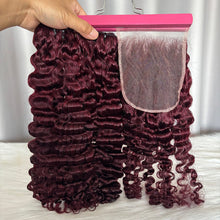 SDD Burmese Curly Human Hair 99J Burmese Curls