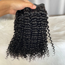 12A SDD Deep Curly Human Hair Bundles Natural Color Raw Hair