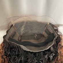 HD 5x5 Closure Wig Jerry Curly Brown Human Hair Lace Wigs T1b/30