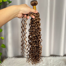 SDD P4/27 Water Wave Human Hair Bundles Natural Wave Hair Weft