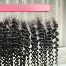 13x4 Frontal Kinky Curly Human Hair Lace Frontal Natural Color