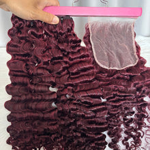 SDD Burmese Curly Human Hair 99J Burmese Curls