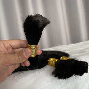 Bulk Hair Body Wave Human Hair Extensions 100g/piece