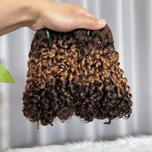 SDD Pixie Curls Human Hair Weave T4/30/4 Super Double Drawn