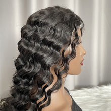 V Part Wig Deep Wave Glueless Virgin Human Hair Wigs