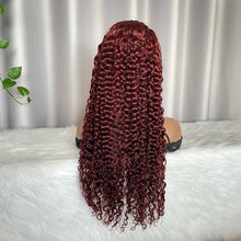 Headband Wig Water Wave Human Hair Wigs Color 33 Curly Hair