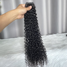 12A Jerry Curly Human Hair Bundles Double Drawn Original Hair Weft