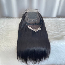 4x4 Closure Wig Straight Human Hair Lace Wigs Natural Color