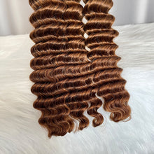 SDD Deep Wave 100% Human Hair Lace Closure & Frontal Hair 12A Color 30