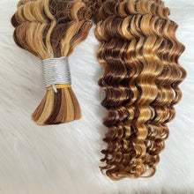 Boho Braids Deep Wave Bulk Hair for Braiding Human Hair Extensions