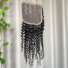 5x5 Closure Kinky Curly Human Hair Lace Closure