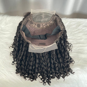 Pixie Curly Wig 4x4 Closure Human Hair Lace Wigs SDD Natural Hair