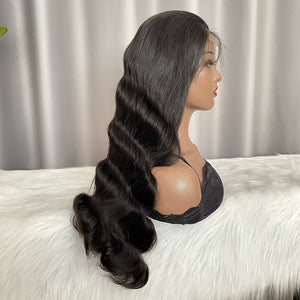 4x4 Closure Wig Body Wave 250% Density Human Hair Lace Wig