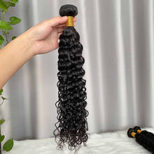 9A Water Wave Hair Bundles Natural Color Virgin Human Hair Weft Free Shipping