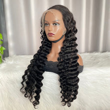 Loose Deep Wave 13x4 Lace Frontal Wig Human Hair Natural Color