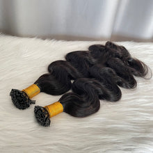Feelove K Tip Human Hair Extensions Body Wave Natural Color Virgin Hair