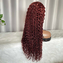 Headband Wig Water Wave Human Hair Wigs Color 33 Curly Hair