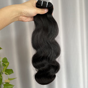 12A Double Drawn Body Wave Bundles Natural Color Human Hair Free Shipping