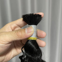 Bulk Hair Deep Wave Virgin Human Hair Extensions 100g / bundle