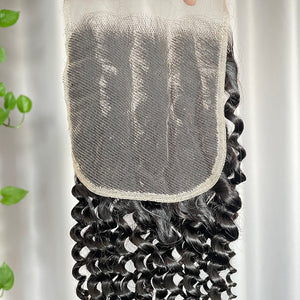 5x5 Closure Kinky Curly Human Hair Lace Closure