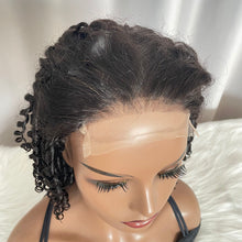 Pixie Curly Wig 4x4 Closure Human Hair Lace Wigs SDD Natural Hair