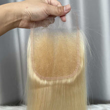 Blonde 5x5 Closure 613 Straight Human Hair Lace Closure