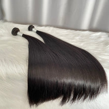 12A Double Drawn Virgin Hair Bundles Straight Human Hair Extensions