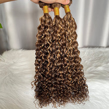 SDD P4/27 Water Wave Human Hair Bundles Natural Wave Hair Weft