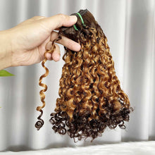 12A Water Curl Hair Double Drawn Color T4/30/4