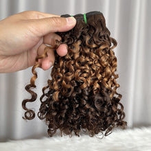 SDD Pixie Curls Human Hair Weave T4/30/4 Super Double Drawn