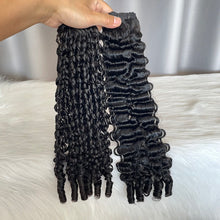 Pixie Curly and Burmese Curly Human Hair Bundles SDD Hair Curl Tips Double Drawn
