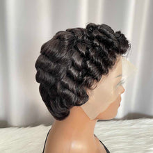 Short Pixie Cut Human Hair Wig 13x4 Lace Wig FLFY110