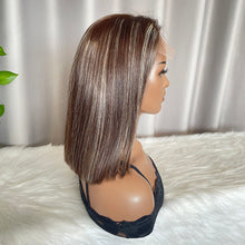 5x5 Closure Bob Wig Highlight Human Hair Wigs