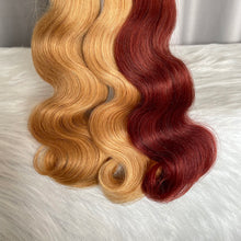 12A Colored Body Wave Human Hair Bundles SDD Hair Weft