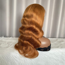5x5 Closure Wig Body Wave Human Hair Lace Wigs Color 30