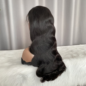 13x6 Lace Frontal Wig Body Wave Human Hair Wigs Natural Color Raw Hair