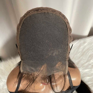 5x5 Closure Wig Straight Virgin Hair Lace Wigs HD Thin Transparent Lace Free Shipping
